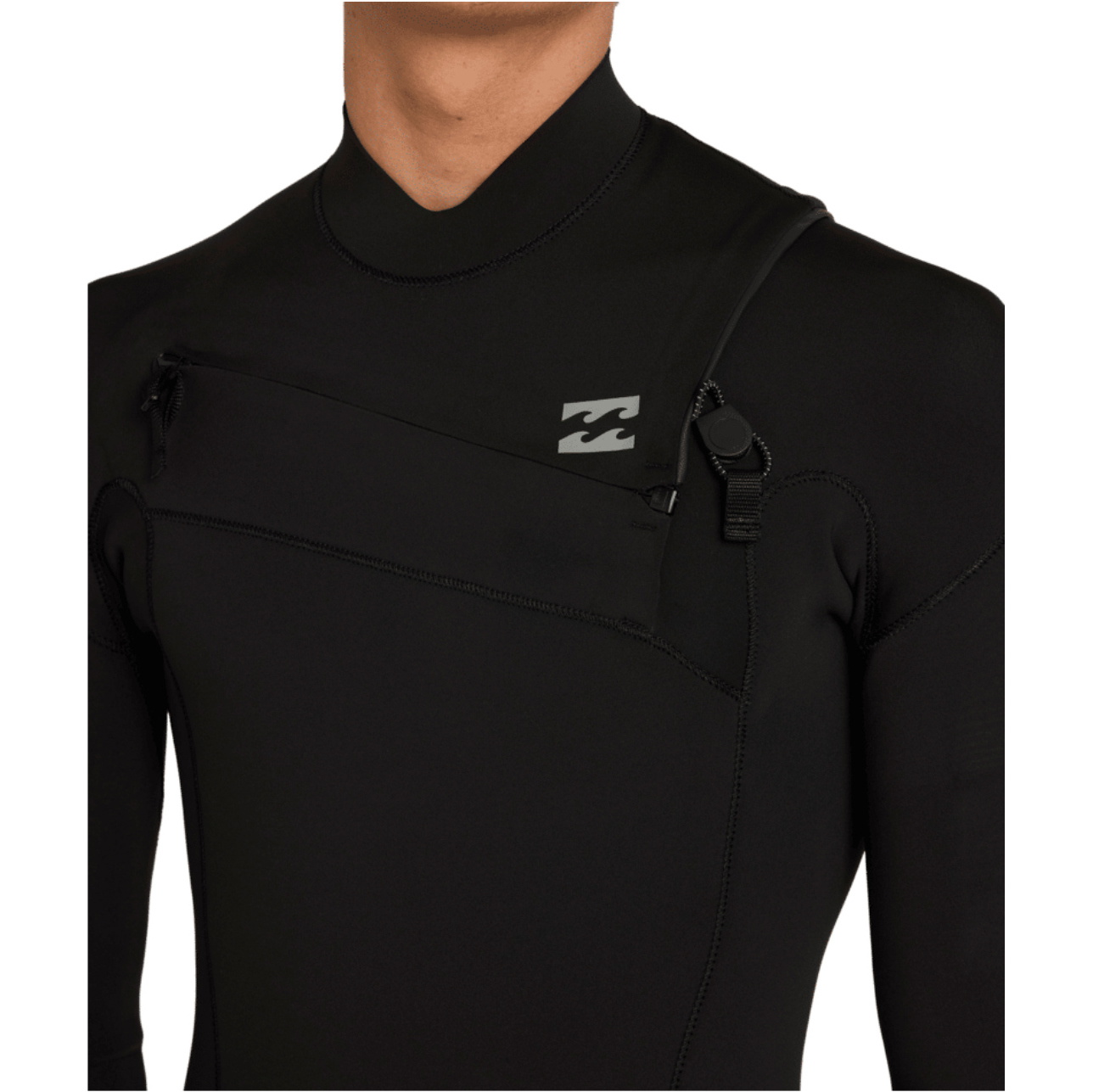 2026 Billabong Mens Absolute Core 3/2mm Chest Zip Wetsuit ABYW100293 - Black